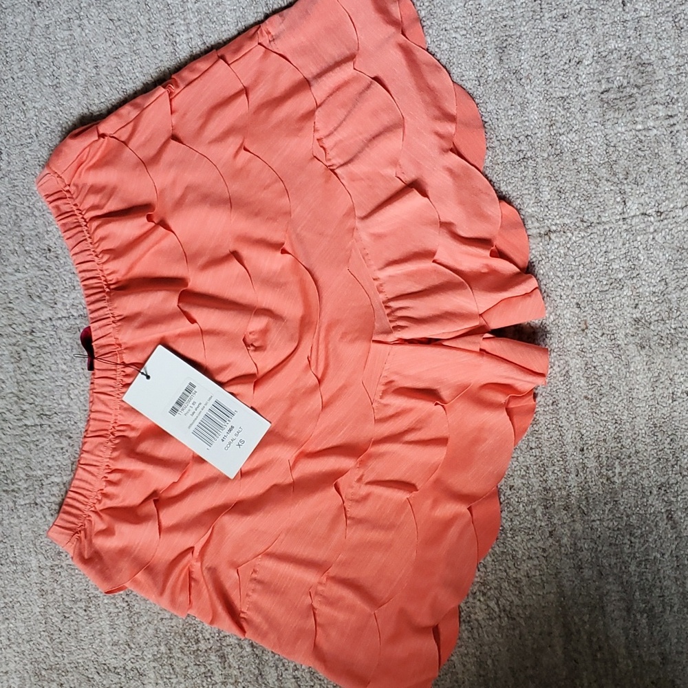 Isle by Melis Kozan Shorts in Coral Salt Color